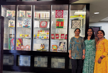 Public Library Displays Artwork From Sanskriti Indian School