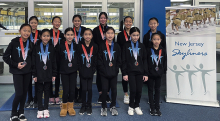 SYNCHRONIZED SKATERS WIN HONORS