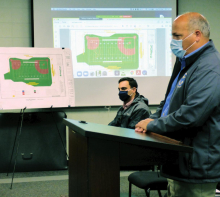 School Board Hears Preliminary Plan To Create Athletic Fields at “The Pit”