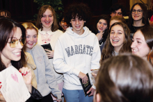 Actress and LHS Alumna Returns To Visit Theater Students at Alma Mater