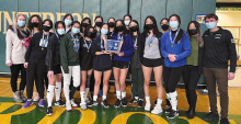 Lady Lancer Fencers Are Undefeated; Win District 3 Tournament Championship