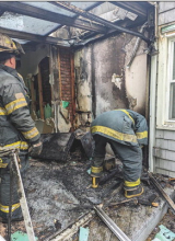 Fire Department Knocks Down Tremont Terrace House Fire