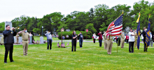 Livingston Veterans Hold Small Ceremony in Honor of Memorial Day