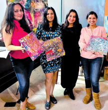 Indian Moms Create Intuitive Art
