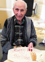 Former Resident and LHS Teacher Celebrates His 100th Birthday