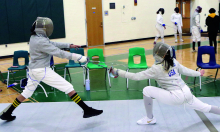 Fencing Teams Host Matches