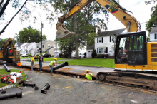 CONCORD DRIVE WATER MAIN WORK