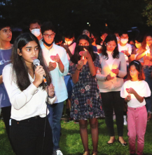 Hundreds Attend Vigil Honoring Shiv Kulkarni